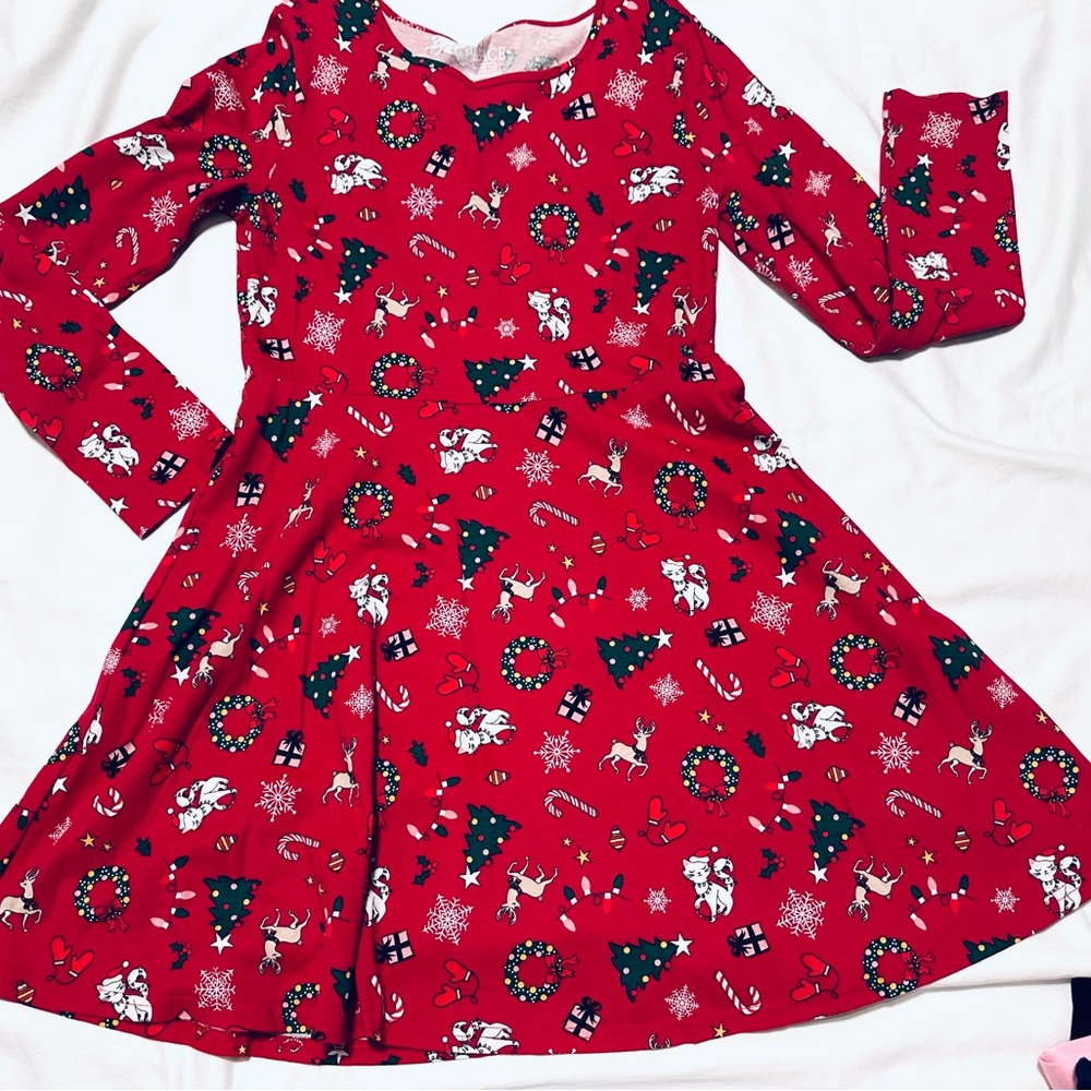 Size 14 Girls’ Dress Christmas Dress Children’s Place Red Christmas Holiday